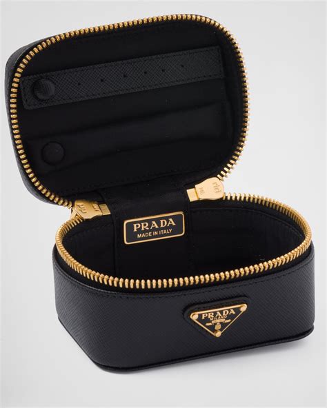 beauty case prada uomo|Black Saffiano Leather Jewelry Beauty Case .